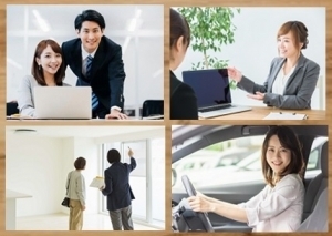 即日スタート☆未経験歓迎！正社員目指せる！運転免許とやる気があればチャレンジOK【大手賃貸不動産の営業スタッフ 　廿日市店】物件のご紹介や内見同行☆契約書作成や物件情報の登録など☆時給1700円/月収例28万円/週払いOK/土日含む週4～5日☆20代,30代男女活躍中＜専用フォームの返信＆オンラインで登録OK＞OT-K-amp-eb